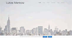 Desktop Screenshot of lukasmankow.com